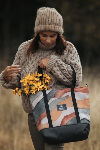 Torba do wózka i na ramię Shopperka 2w1 – Rainbow Mountain