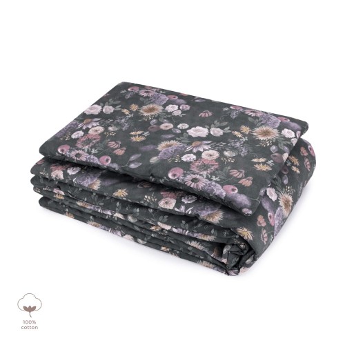 Bawełniana pościel dziecięca z wypełnieniem 100x135 - Mystery of Flowers