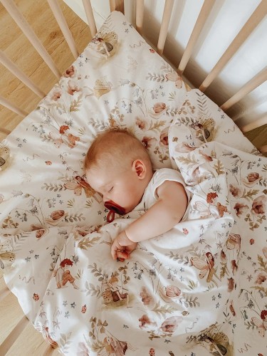 Bawełniana pościel do łóżeczka z wypełnieniem 100x135 – Fairies