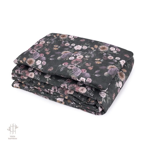 Bambusowa pościel do łóżeczka z wypełnieniem 100x135 cm- Mystery of Flowers