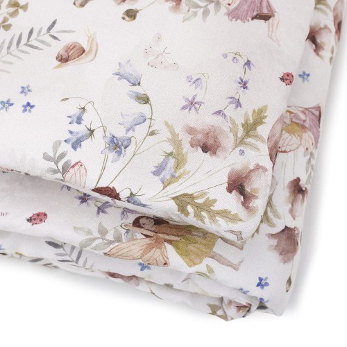 Bambusowa pościel do łóżeczka z wypełnieniem 100x135 cm - Fairies