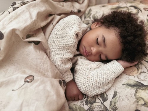 Bawełniana pościel dziecięca z wypełnieniem 120x170 cm - Taste of Summer