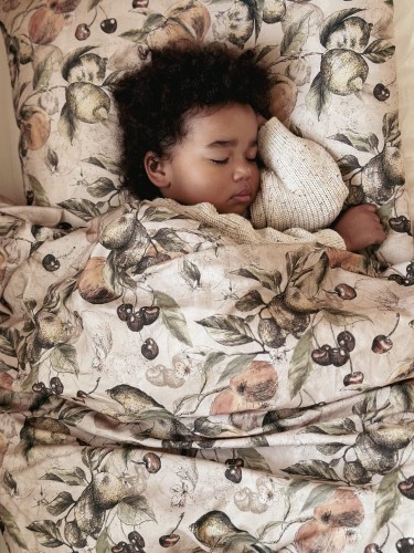 Bawełniana pościel dziecięca z wypełnieniem 120x170 cm - Taste of Summer