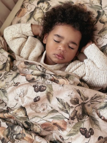 Bawełniana pościel dziecięca z wypełnieniem 120x170 cm - Taste of Summer