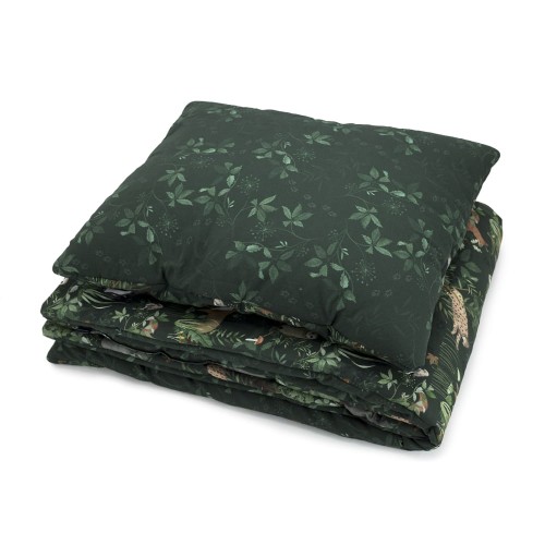 Bawełniana pościel dziecięca z wypełnieniem 120x170 cm– Woodland