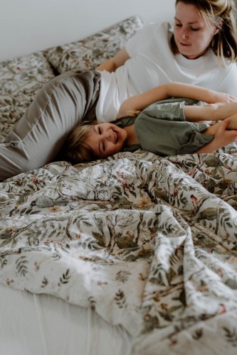 Bawełniana pościel dziecięca / młodzieżowa z wypełnieniem 150x200 – Ornithology