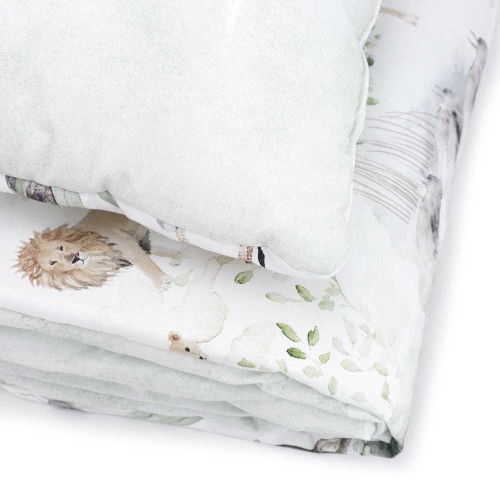 Bawełniana pościel dziecięca / młodzieżowa z wypełnieniem 150x200 – Sawanna