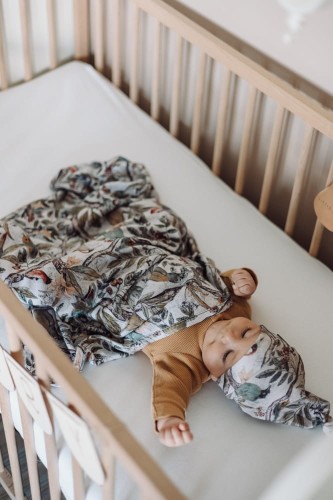 Bawełniany kocyk dziecięcy 70x90 cm – Latte