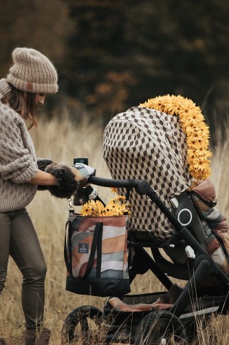 Torba do wózka i na ramię Shopperka 2w1 – Mystery of Flowers