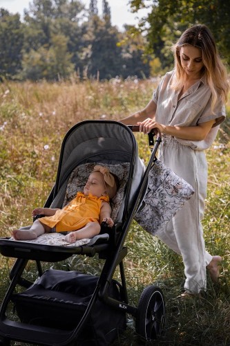 Organizer wodoodporny do wózka i torba na ramię 2w1 – Mystery of Flowers