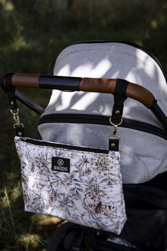 Organizer wodoodporny do wózka i torba na ramię 2w1 – Mystery of Flowers