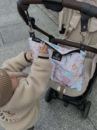 Organizer wodoodporny do wózka i torba na ramię 2w1 – Mystery of Flowers