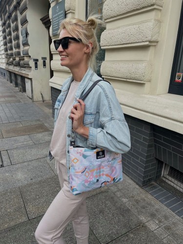 Organizer wodoodporny do wózka i torba na ramię 2w1 – Mystery of Flowers