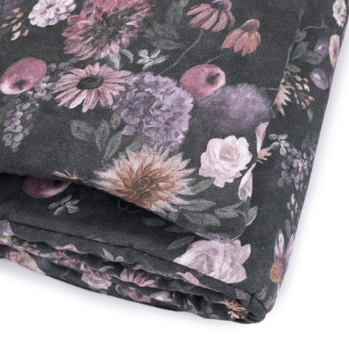 Pościel niemowlęca z wypełnieniem 75x90, 100% Bambus – Mystery of Flowers