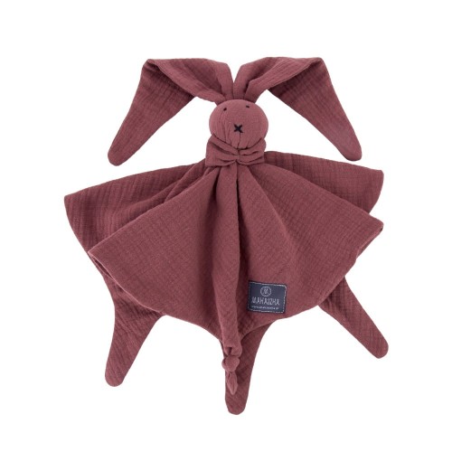 Pierwsza Przytulanka Króliczek Doudou – kolor Marsala