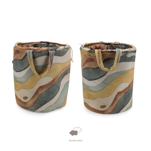 Dekoracyjny kosz na zabawki 50x40 cm – Rainbow Mountain