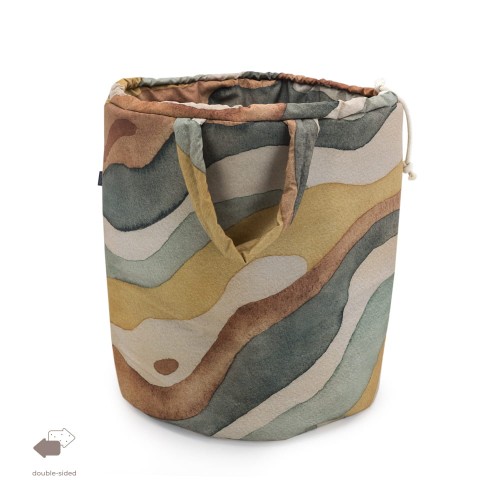 Dekoracyjny kosz na zabawki 50x40 cm – Rainbow Mountain