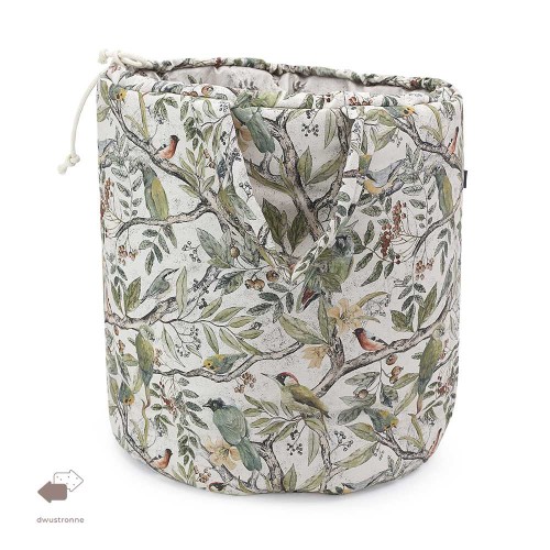 Dekoracyjny kosz na zabawki 50x40 cm – Ornithology