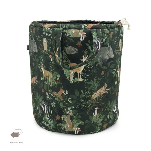Dekoracyjny kosz na zabawki 50x40 cm – Woodland