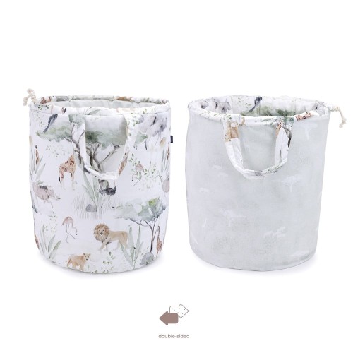 Dekoracyjny kosz na zabawki 50x40 cm – Sawanna