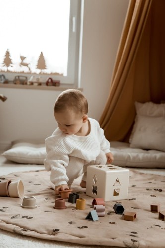 Mata do zabawy i worek na zabawki 2w1 140cm – Sawanna