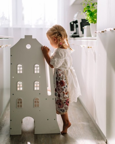 Kitchen helper – pomocnik kuchenny dla dzieci – biały