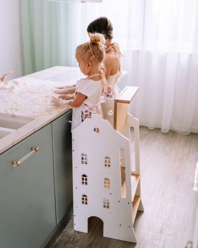 Kitchen helper – pomocnik kuchenny dla dzieci – biały