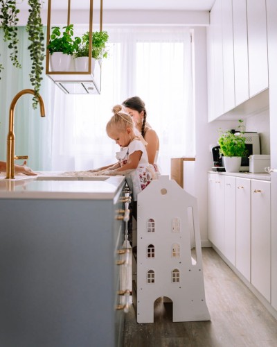 Kitchen helper – pomocnik kuchenny dla dzieci – biały