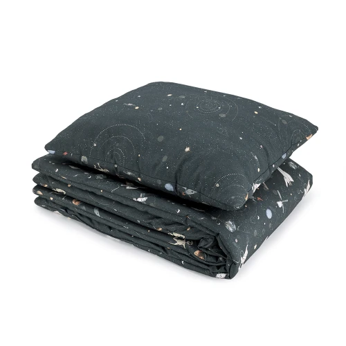 Bawełniana pościel dziecięca z wypełnieniem 120x170 cm – Stardust