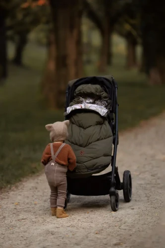 Zimowy śpiworek do wózka / spacerówki z wodoodpornej tkaniny Everest – Ornithology