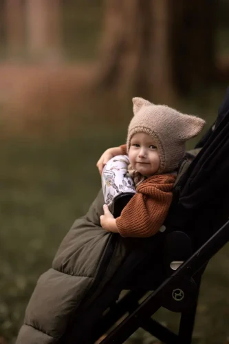Zimowy śpiworek do wózka / spacerówki z wodoodpornej tkaniny Everest – Ornithology
