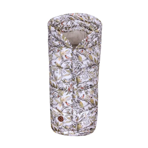 Zimowy śpiworek do wózka / spacerówki z wodoodpornej tkaniny Mont Blanc – Ornithology