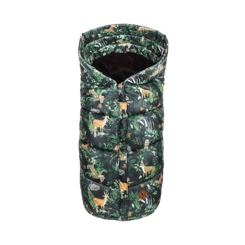 Zimowy śpiworek do wózka / spacerówki z wodoodpornej tkaniny Mont Blanc – Woodland