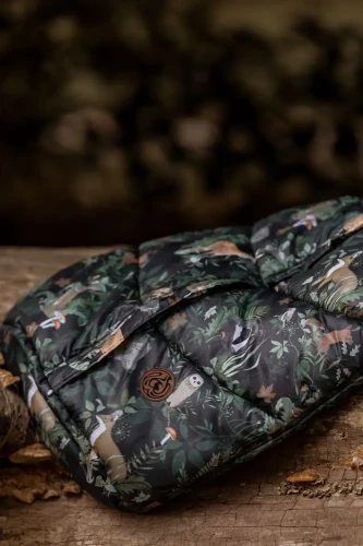 Zimowy śpiworek do wózka / spacerówki z wodoodpornej tkaniny Mont Blanc – Woodland