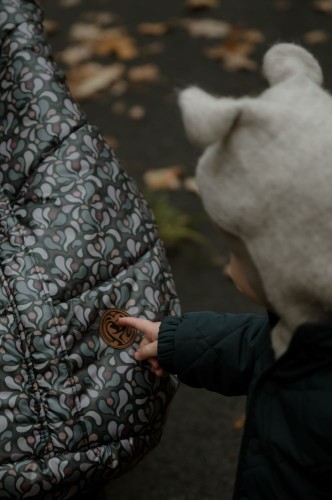 Zimowy śpiworek do wózka / spacerówki z wodoodpornej tkaniny Mont Blanc – Habanera