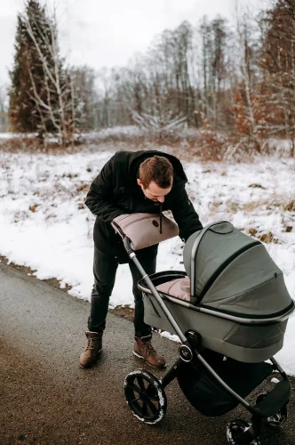 Zimowa mufka do wózka / ocieplacz na dłonie Everest – Honey Bunny