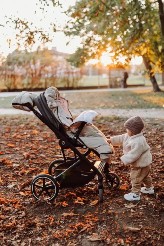 Zimowa mufka do wózka / ocieplacz na dłonie Everest – Honey Bunny