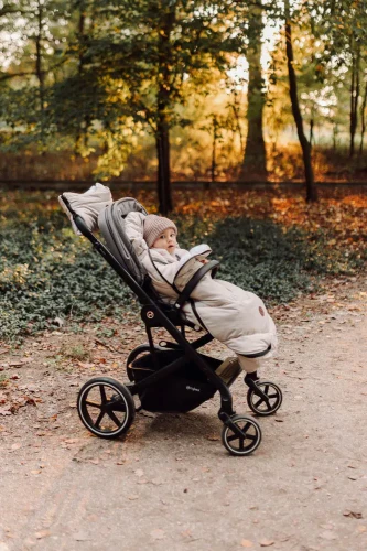 Zimowa mufka do wózka / ocieplacz na dłonie Everest – Honey Bunny