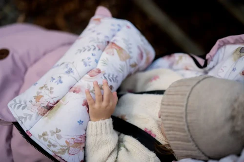 Zimowy śpiworek do wózka / spacerówki z wodoodpornej tkaniny Everest – Fairies