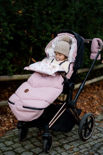 Zimowy śpiworek do wózka / spacerówki z wodoodpornej tkaniny Everest – Fairies