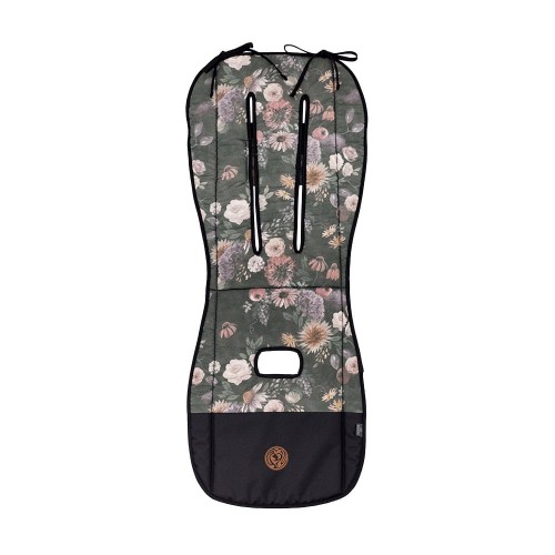 Bawełniana wkładka do wózka / spacerówki z pianką Memory – Mystery of Flowers