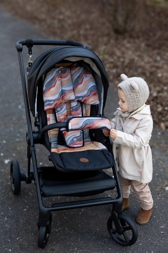 Bawełniana wkładka do wózka / spacerówki z pianką Memory