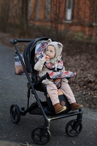 Bawełniana wkładka do wózka / spacerówki z pianką Memory