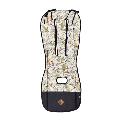 Bawełniana wkładka do wózka / spacerówki z pianką Memory – Ornithology