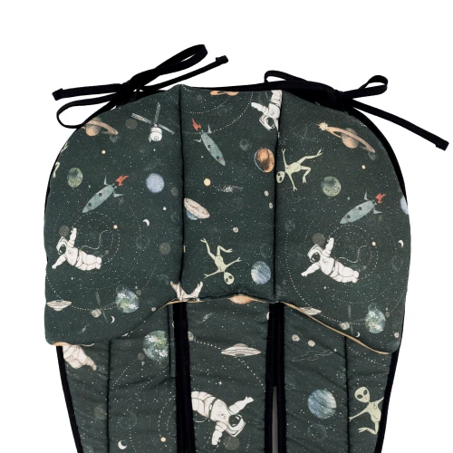 Bawełniana wkładka do wózka / spacerówki z pianką Memory – Ornithology