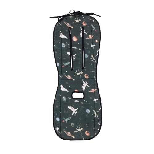 Bambusowa wkładka do wózka / spacerówki z oddychającą siatką – Stardust