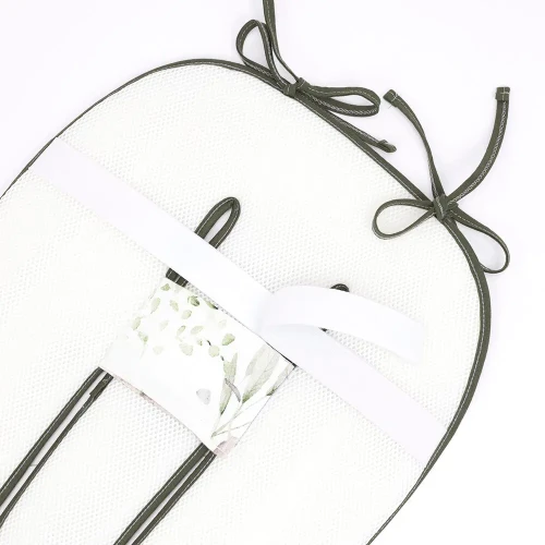 Bambusowa wkładka do wózka / spacerówki z oddychającą siatką – Woodland