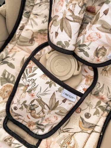 Zestaw osłonek na pasy i pałąk do wózka