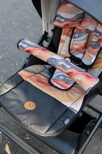 Zestaw osłonek na pasy i pałąk do wózka – Rainbow Mountain