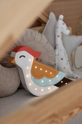 Lampka nocna do dziecięcego pokoiku Błękitna Jemiołuszka